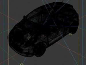 vehicles - mercedes-benz bmw volkswagen audi car 155 3D Model