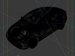 vehicles - mercedes-benz bmw volkswagen audi car 156 3D Model