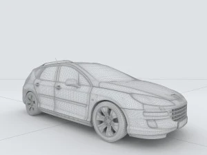 vehicles - mercedes-benz bmw volkswagen audi car 160 3D Model