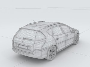 vehicles - mercedes-benz bmw volkswagen audi car 160 3D Model