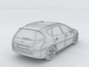 vehicles - mercedes-benz bmw volkswagen audi car 160 3D Model