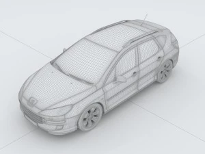 vehicles - mercedes-benz bmw volkswagen audi car 160 3D Model