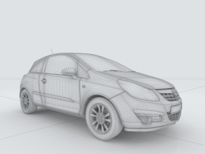 vehicles - mercedes-benz bmw volkswagen audi car 161 Modello 3D