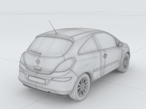vehicles - mercedes-benz bmw volkswagen audi car 161 Modello 3D