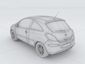 vehicles - mercedes-benz bmw volkswagen audi car 161 Modello 3D