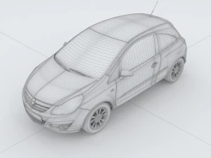 vehicles - mercedes-benz bmw volkswagen audi car 161 3D Model
