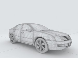 vehicles - mercedes-benz bmw volkswagen audi car 164 3D Модель