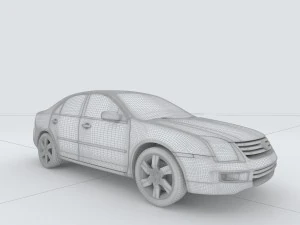 vehicles - mercedes-benz bmw volkswagen audi car 164 3D Model