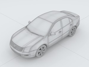 vehicles - mercedes-benz bmw volkswagen audi car 164 3D Модель
