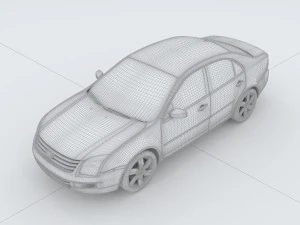 vehicles - mercedes-benz bmw volkswagen audi car 164 3D Model
