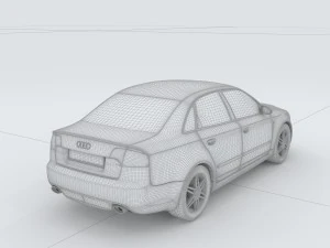vehicles - mercedes-benz bmw volkswagen audi car 165 3D Model
