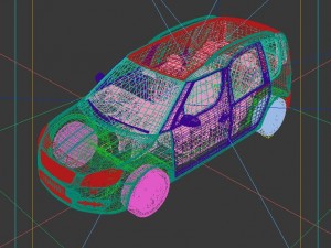 vehicles - mercedes-benz bmw volkswagen audi car 169 3D Модель