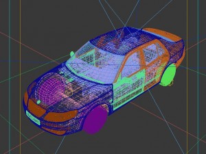 vehicles - mercedes-benz bmw volkswagen audi car 170 Modello 3D