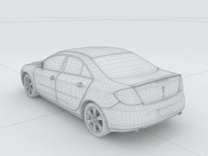 vehicles - mercedes-benz bmw volkswagen audi car 171 3D Model