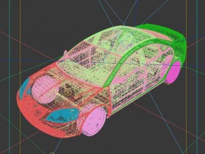 vehicles - mercedes-benz bmw volkswagen audi car 171 3D Model