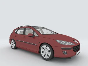 차량 - 메르세데스-벤츠 BMW 폭스바겐 아우디 자동차 172 3D 모델