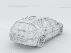 vehicles - mercedes-benz bmw volkswagen audi car 172 3D Model