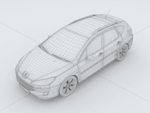 vehicles - mercedes-benz bmw volkswagen audi car 172 3Dモデル