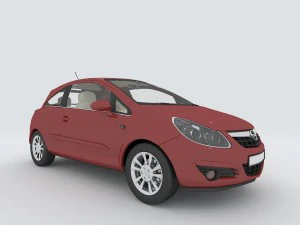 vehicles - mercedes-benz bmw volkswagen audi car 173 3D Model