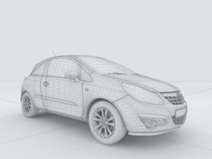 vehicles - mercedes-benz bmw volkswagen audi car 173 3D Model
