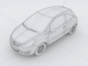 vehicles - mercedes-benz bmw volkswagen audi car 173 3D Model