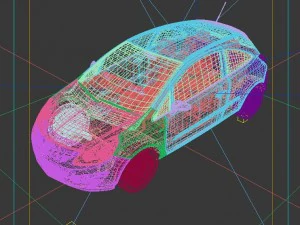 vehicles - mercedes-benz bmw volkswagen audi car 173 3D Model