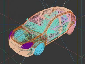 vehicles - mercedes-benz bmw volkswagen audi car 174 3D Model
