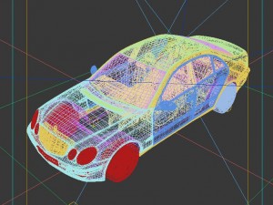 vehicles - mercedes-benz bmw volkswagen audi car 176 3D Модель