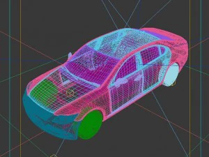 vehicles - mercedes-benz bmw volkswagen audi car 177 3D Model