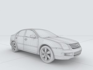 vehicles - mercedes-benz bmw volkswagen audi car 180 Modelo 3D