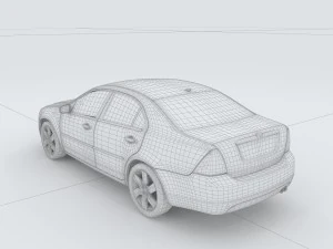 vehicles - mercedes-benz bmw volkswagen audi car 180 3D Model