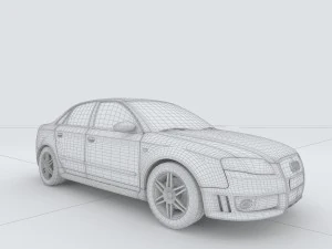 vehicles - mercedes-benz bmw volkswagen audi car 181 3D Model