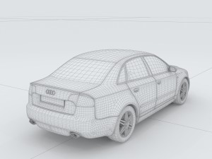 vehicles - mercedes-benz bmw volkswagen audi car 181 Modello 3D