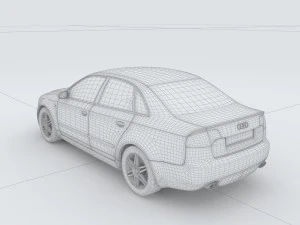 vehicles - mercedes-benz bmw volkswagen audi car 181 3D Model