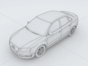 vehicles - mercedes-benz bmw volkswagen audi car 181 3D Model