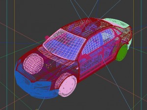 vehicles - mercedes-benz bmw volkswagen audi car 181 Modello 3D