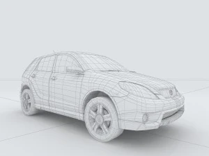 vehicles - mercedes-benz bmw volkswagen audi car 182 3D Model
