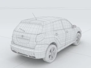 vehicles - mercedes-benz bmw volkswagen audi car 182 3D Model