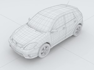 vehicles - mercedes-benz bmw volkswagen audi car 182 Modello 3D