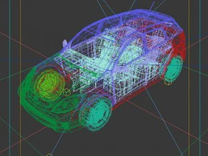 vehicles - mercedes-benz bmw volkswagen audi car 182 3D Model