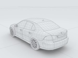 vehicles - mercedes-benz bmw volkswagen audi car 183 3D 模型