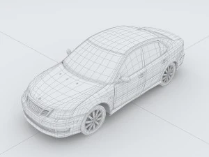 vehicles - mercedes-benz bmw volkswagen audi car 183 3D Model