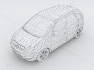vehicles - mercedes-benz bmw volkswagen audi car 184 3D Model