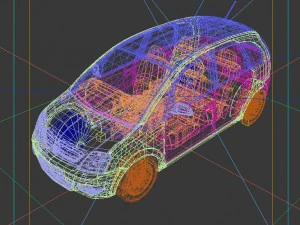 vehicles - mercedes-benz bmw volkswagen audi car 184 3D Model