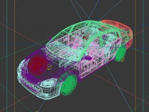 vehicles - mercedes-benz bmw volkswagen audi car 185 3D Model
