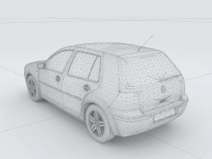 vehicles - mercedes-benz bmw volkswagen audi car 187 3D Model