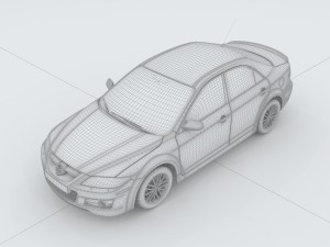 vehicles - mercedes-benz bmw volkswagen audi car 188 Modello 3D