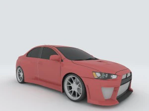 vehicles - mercedes-benz bmw volkswagen audi car 189 3D Model