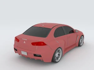 vehicles - mercedes-benz bmw volkswagen audi car 189 3D Model