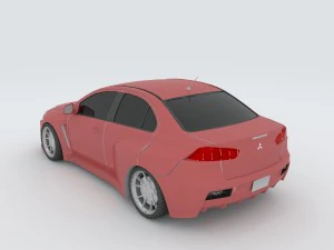 vehicles - mercedes-benz bmw volkswagen audi car 189 3D Model